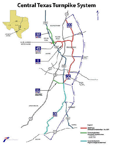 Dallas Area Toll Roads Map